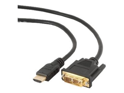 Gembird monitoriaus kabelis HDMI/DVI-DM (18+1) 1.8m, Cablexpert, HDMI to DVI-D, 1.8 m