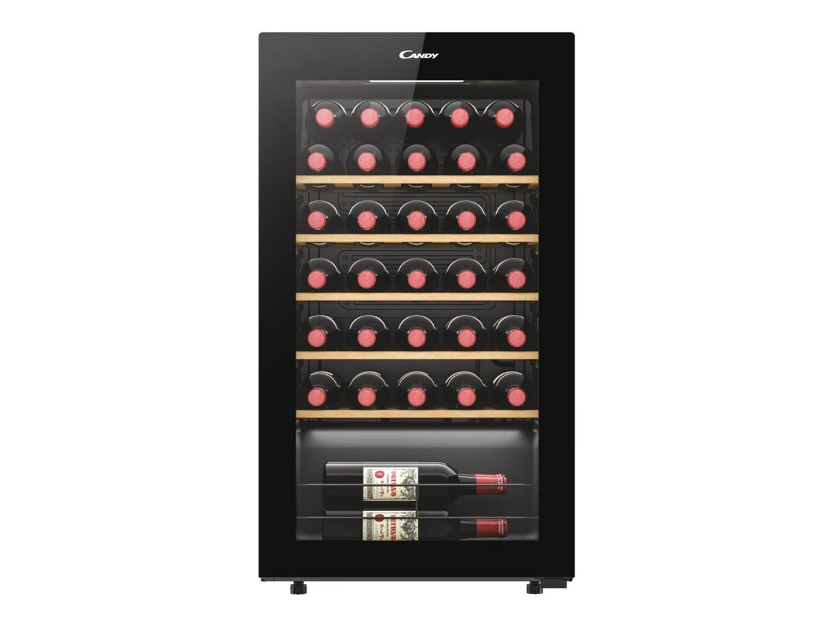 Wine Cooler, 438063, Energy efficiency class G, Free standing, Bottles capacity 34, Black