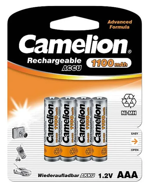 Camelion | AAA/HR03 | 1100 mAh | Rechargeable Batteries Ni-MH | 4 pc(s)
