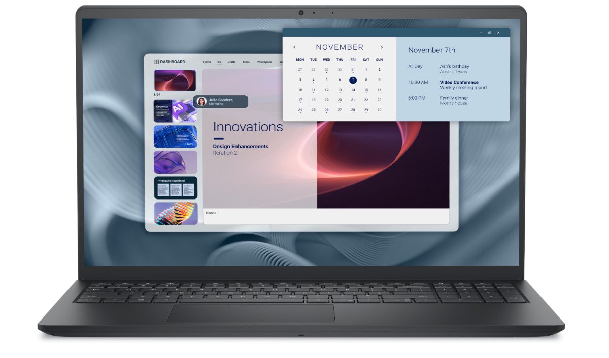 Dell Pro 15 Essential PV15250, Carbon Black, 15.6 ", WVA, FHD, 1920 x 1080 pixels, Anti-glare, Intel Core i7, i7-1355U, 16 GB, DDR5, Solid-state drive capacity 1000 GB, Intel UHD Graphics, Windows 11 Pro, 802.11ax, Keyboard language English, Warranty 36 month(s), Battery warranty 12 month(s)