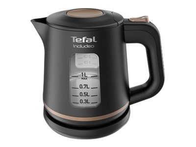 TEFAL tējkanna Includeo, 2400W, 1L, melna