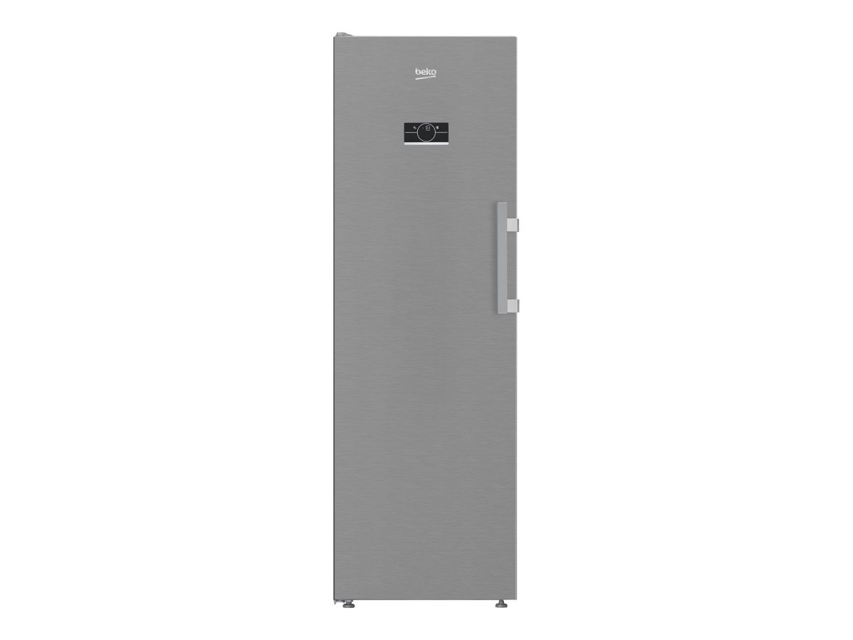 BEKO Freezer, B5RMFNE314X, Energy efficiency class E, Upright, Free standing, Height 186.5 cm, Total net capacity 286 L, No Frost system, Grey