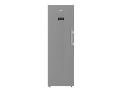 BEKO Freezer, B5RMFNE314X, Energy efficiency class E, Upright, Free standing, Height 186.5 cm, Total net capacity 286 L, No Frost system, Grey