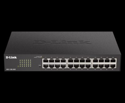 Smart Switch, DGS-1100-24V2, Managed, Desktop, Gigabit Ethernet (copper) ports quantity 24, Power supply type 100 to 240 V AC, 50 to 60 Hz Internal