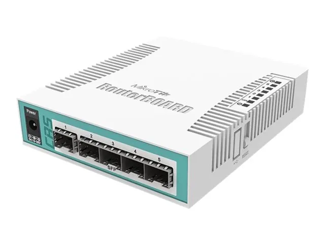 MikroTik | Cloud Router Switch | CRS106-1C-5S | 12 month(s) | 12 month(s)