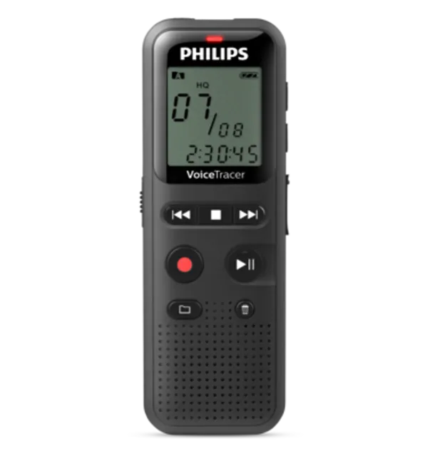 PHILIPS diktafons, 8GB, melns