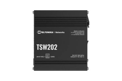 Switch, 8 ports, TSW202, L2 managed, Wall-mountable, SFP ports quantity 2