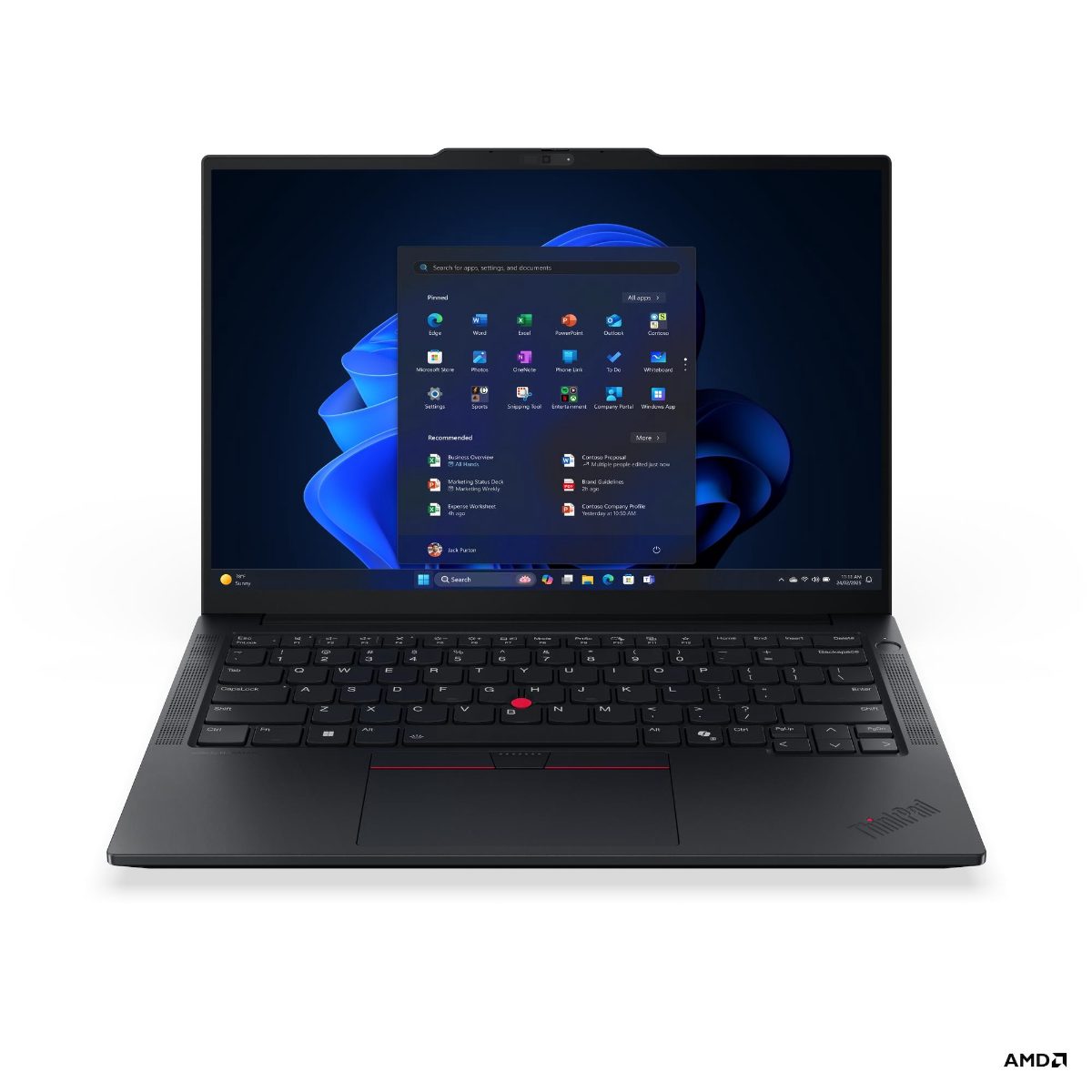 Lenovo ThinkPad E14 G7 AMD, Black, 14 ", IPS, WUXGA, 1920 x 1200 pixels, Anti-glare, AMD Ryzen 5, 230, 16 GB, SO-DIMM DDR5, Solid-state drive capacity 512 GB, AMD Radeon 760M Graphics, Windows 11 Pro, 802.11ax, Bluetooth version 5.3, Keyboard language English, Keyboard backlit, Warranty 36 month(s), Battery warranty 12 month(s)