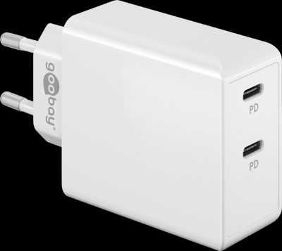 Dual USB-C PD Fast Charger (36 W), 61758