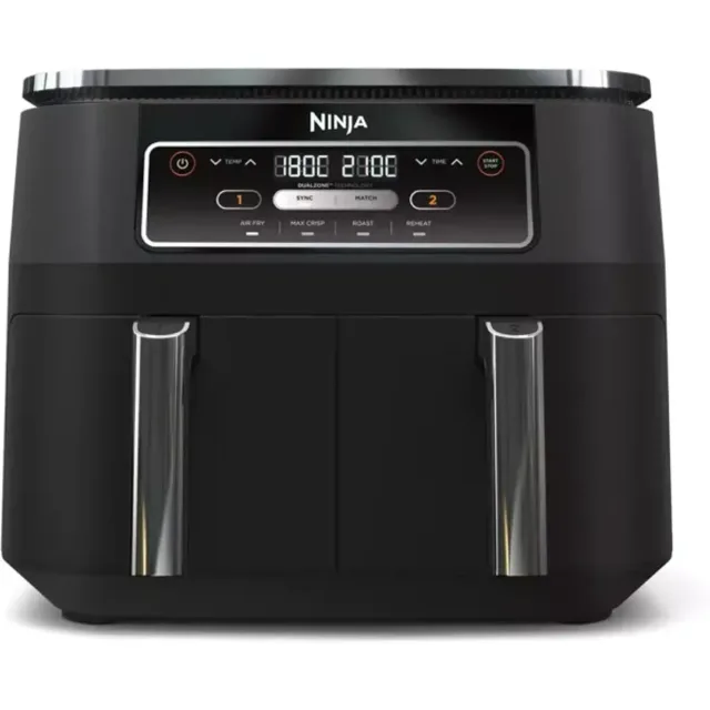 Ninja karstā gaisa katls, 2400 W, 7.6l, melns
