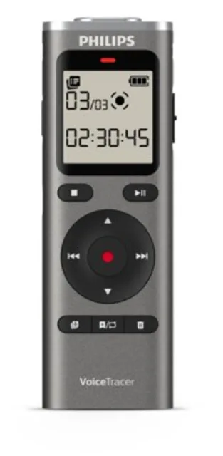 PHILIPS diktafons, 8GB, sudraba