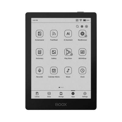 E-Reader, ONYX BOOX, 6", 1072x1448, Memory 32 MB, 1xUSB-C, Micro SDXC, Wireless LAN, Bluetooth, Black, OPC1225R