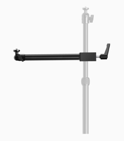 Solid Arm, Length 26 cm; Clamp expandable to 2.5 cm; Max payload 2 kg