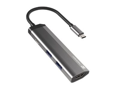 Multi-Port Adapter, Fowler Slim, USB Type-C