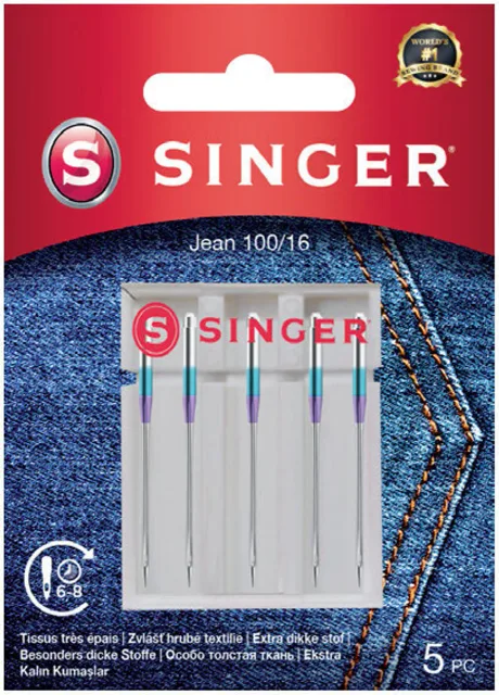 Singer | Denim Needle 100/16 5PK
