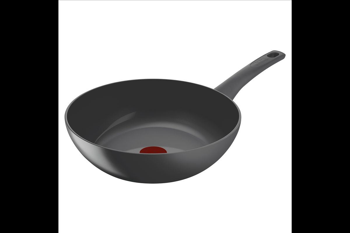 TEFAL Pan, C4261943, Wok, Diameter 28 cm, Suitable for induction hob, Fixed handle