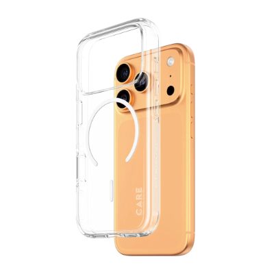 PanzerGlass Flagship Case, Back cover, Apple, iPhone 17 Pro, Recycled plastic, Transparent, Urban Explorer w. White MagSafe