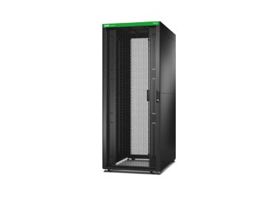 APC Easy Rack 800mm/42U/1100mm with Roof, Side panel,castors,feet and 4 Brackets, No Bottom, black, Schneider Electric