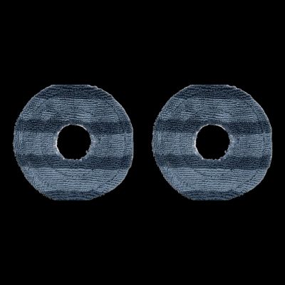 2-Pack Vacuum Mop Replacement Pads, Compatible C20 Series Robot Vacuums, Gray/Blue