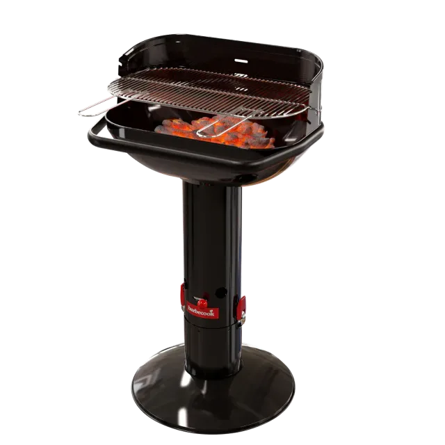 Barbecook Charcoal Barbecue Loewy 55, 59.8 x 35.4 x 101 cm | BC-CHA-1009 | Black