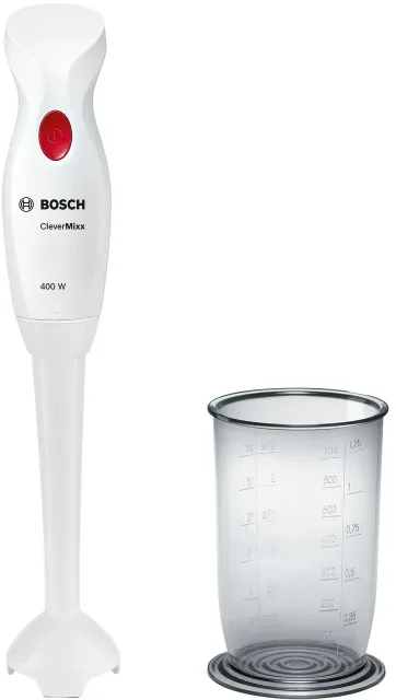 Bosch | Blender | CleverMixx MSM14100 | Hand Blender | 400 W | Number of speeds 1 | White