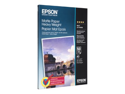 Paper DIN, 50 sheets, Matte, 167 g/m², A3