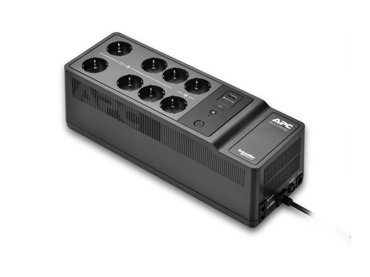 APC Back-UPS 650VA, 230V, 1 USB charging port, Schneider Electric