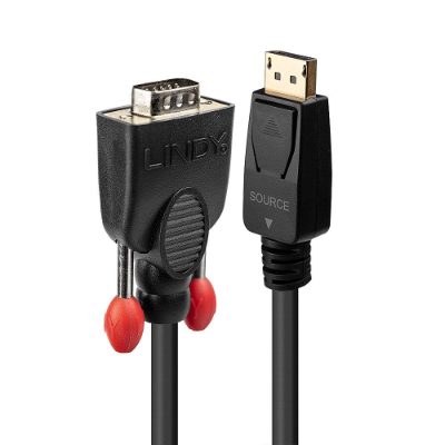 CABLE DISPLAY PORT TO VGA 2M/BLACK 41942 LINDY
