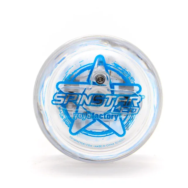 YoYoFactory YO-YO SPINSTRAR iesācējiem/ar iemaņām, tumsā spīd, zils