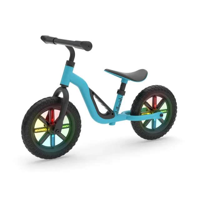Chillafish Charlie 10"  līdzsvara velosipēds, zils, ar gaismiņām no 1,5  līdz 4 gadiem