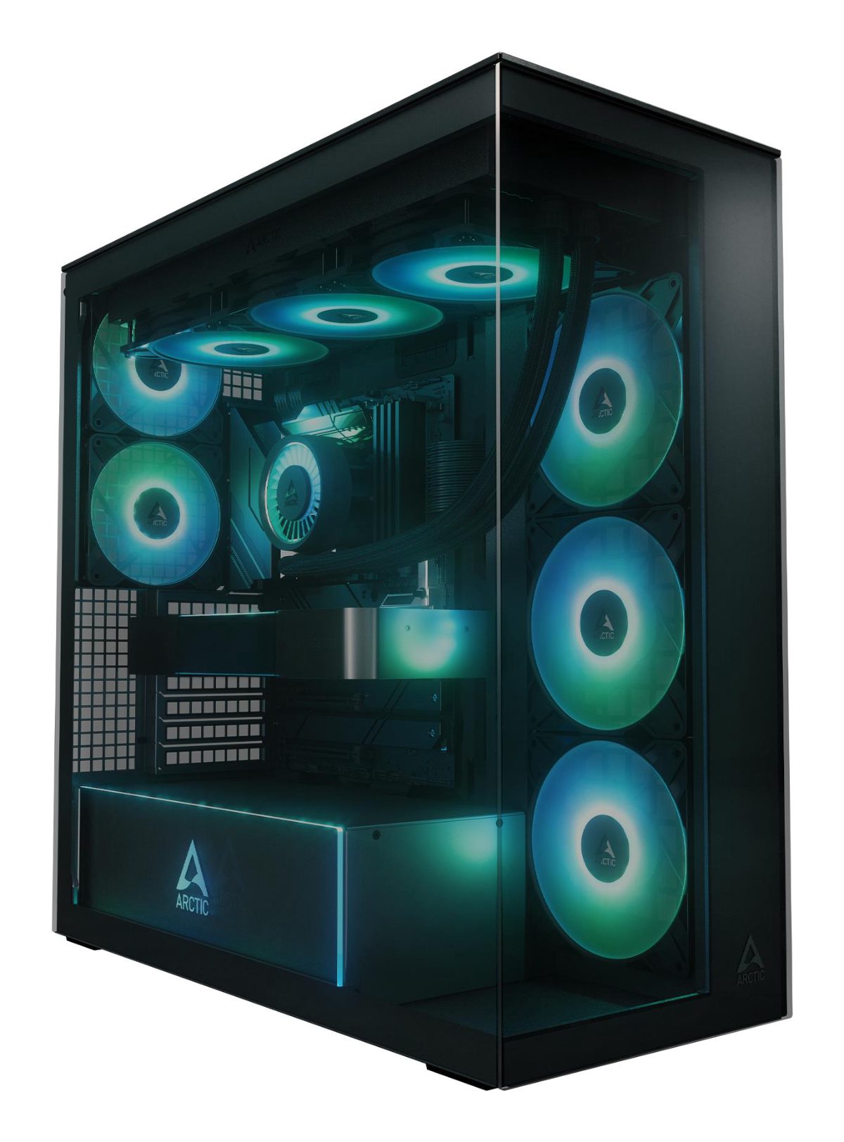 Case, ARCTIC, EATX, Black, Midi Tower, PC, ACPCC00015A