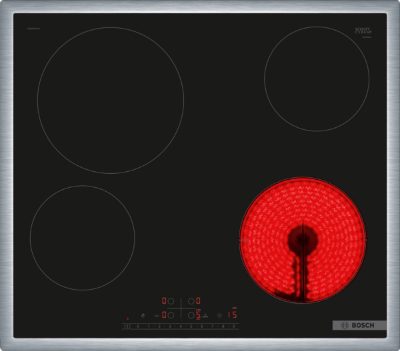 Hob, PKE645FP2E Series 6, Vitroceramic, Number of burners/cooking zones 4, DirectSelect, Timer, Black
