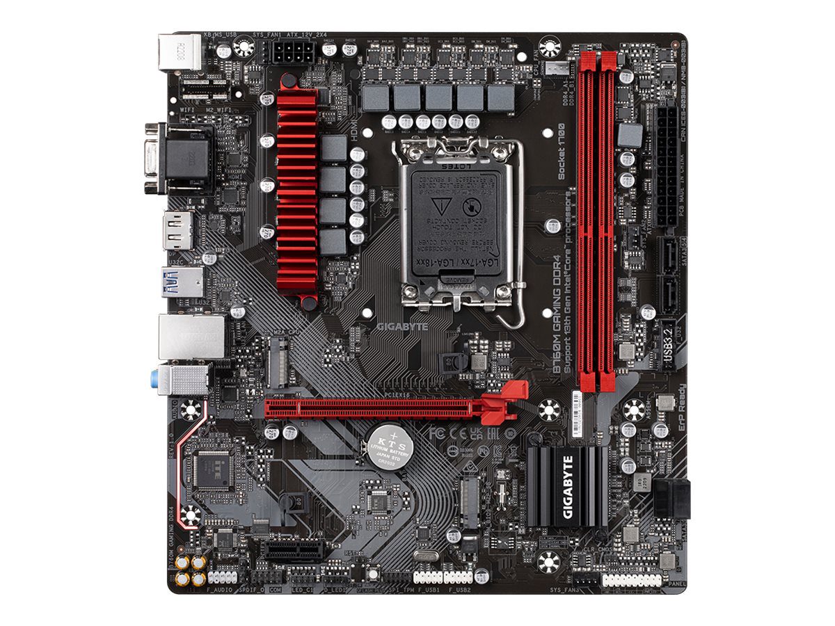 B760M GAMING DDR4 1.0 M/B, Processor family Intel, Processor socket  LGA1700, DDR4 DIMM, Memory slots 2, Supported hard disk drive interfaces 	SATA, M.2, Number of SATA connectors 4, Chipset Intel B760 Express, Micro ATX