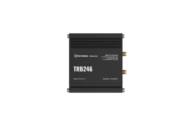 Teltonika | Industrial 4G IoT Gateway | TRB246 | 10/100 Mbit/s | Ethernet LAN (RJ-45) ports 1 | Mesh Support No | MU-MiMO No | 4G