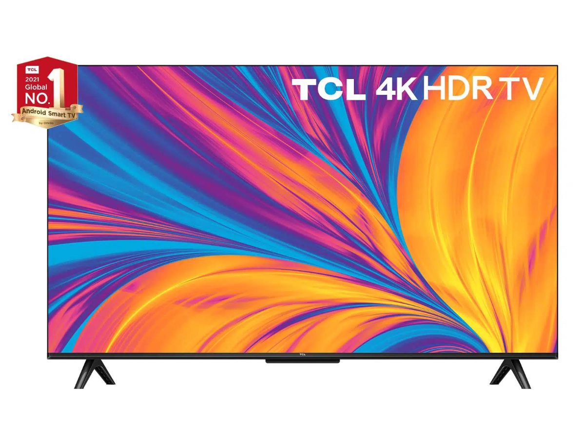 TV Set, TCL, 43", 4K/Smart, 3840x2160, Wireless LAN, Bluetooth, Google TV, Black, 43P637