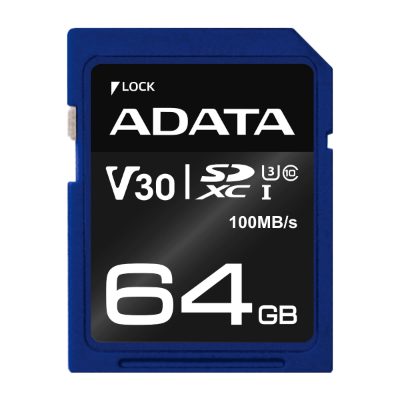 Premier Pro, UHS-I, 64 GB, SDXC, Flash memory class 10