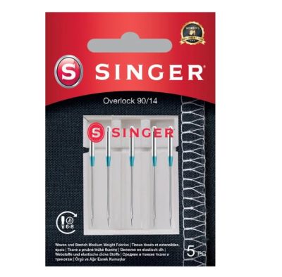 Overlock Needle 90/14 5PK, 5 pcs