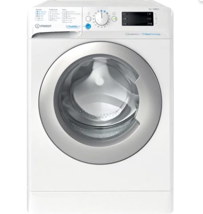 Washing Machine, BWE 91496X WSV EE, Energy efficiency class A, Front loading, Washing capacity 9 kg, 1400 RPM, Depth 63 cm, Width 59.5 cm, Digital, White