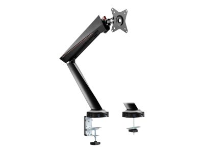 Desk Mount, Tilt, swivel, level adjustment, rotate, 17-32 ", Maximum weight (capacity) 8 kg, Black/Red