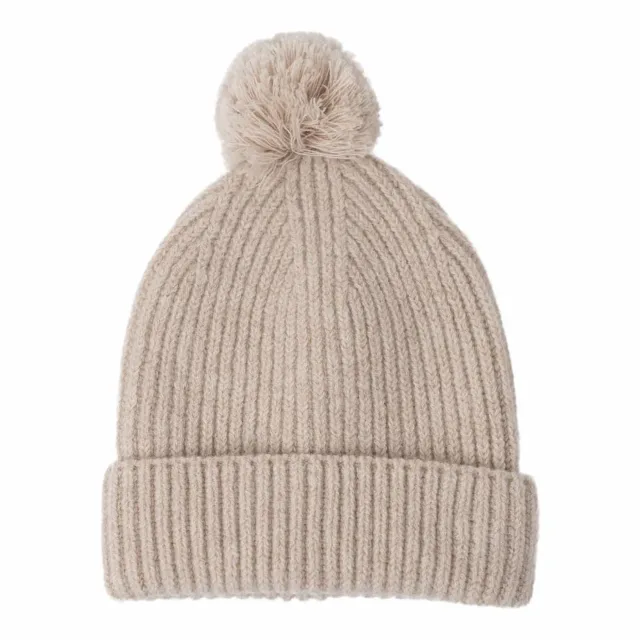 Lodger Hatter Folklore merino vilnas cepure, Beige, 3-6m