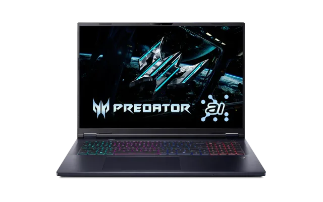 Acer | Predator Helios Neo 18 AI PHN18-72-75PV | Abyssal Black | 18 " | IPS | WQXGA | 2560 x 1600 pixels | Intel Core Ultra 7 | 255HX | 32 GB | DDR5 | Solid-state drive capacity 1000 GB | NVIDIA GeForce RTX 5060 | GDDR7 | 8 GB | Windows 11 Home | 802.11ax | Bluetooth version 5.3 | Keyboard language US international | Keyboard backlit | Warranty 24 month(s)