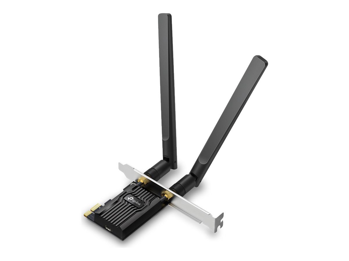 TP-LINK AX900 Wi-Fi 6 Bluetooth PCIe Adapter, Archer TX10E, 802.11ax, MU-MiMO Yes, no PoE, Antenna type Two High Gain Dual-Band Antennas
