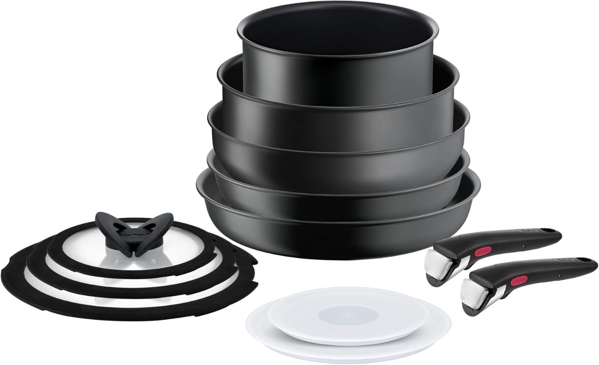 Tefal L7649053 Ingenio Ultimate induction Cookware 12 pcs Set, TEFAL