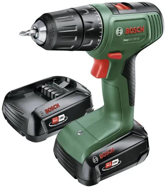 Bosch | Cordless Drill Driver EasyDrill 18V-40, 2 x 2.0 Ah