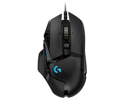 Logitech Gaming Mouse, G502, Wired, Black