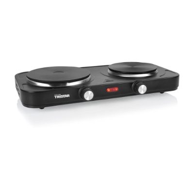 Tristar Table Hob, KP-6152, Number of burners/cooking zones 2, Electric, Black