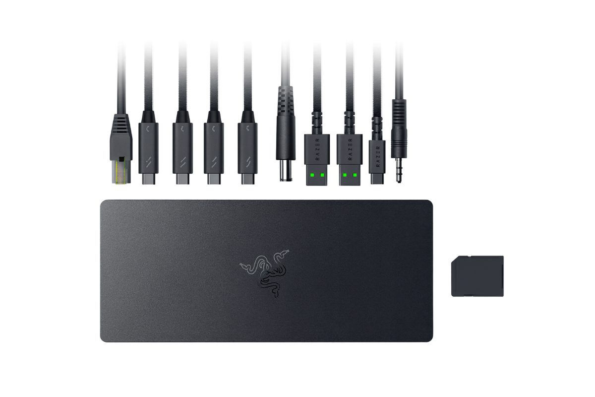 Razer Desktop RGB Dock for Multiple Devices and Displays, Thunderbolt 5 Dock