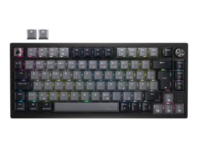 Corsair Keyboard, K65 PLUS, Mechanical Gaming Keyboard, Wireless, Nordic, CORSAIR MLX Red, Black