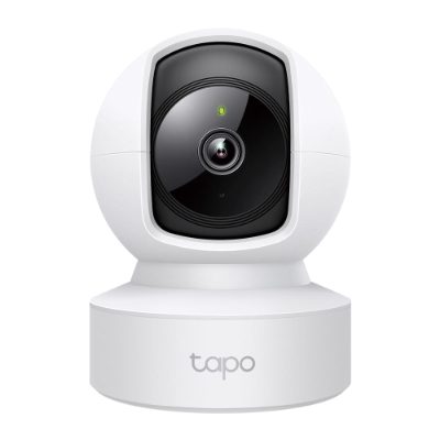 Pan/Tilt Home Security Camera, Tapo C202, Tabletop/Ceiling-Mounted, 2 MP, 3.83mm/F2.4, H.264, Micro SD, Max. 512 GB