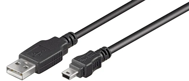 Goobay 50767 USB 2.0 Hi-Speed cable, black, 1.8 m | Goobay | USB-A to mini-USB